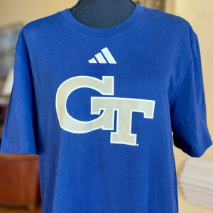 Adidas Georgia Tech Yellowjackets T-Shirt Unisex Short Sleeve